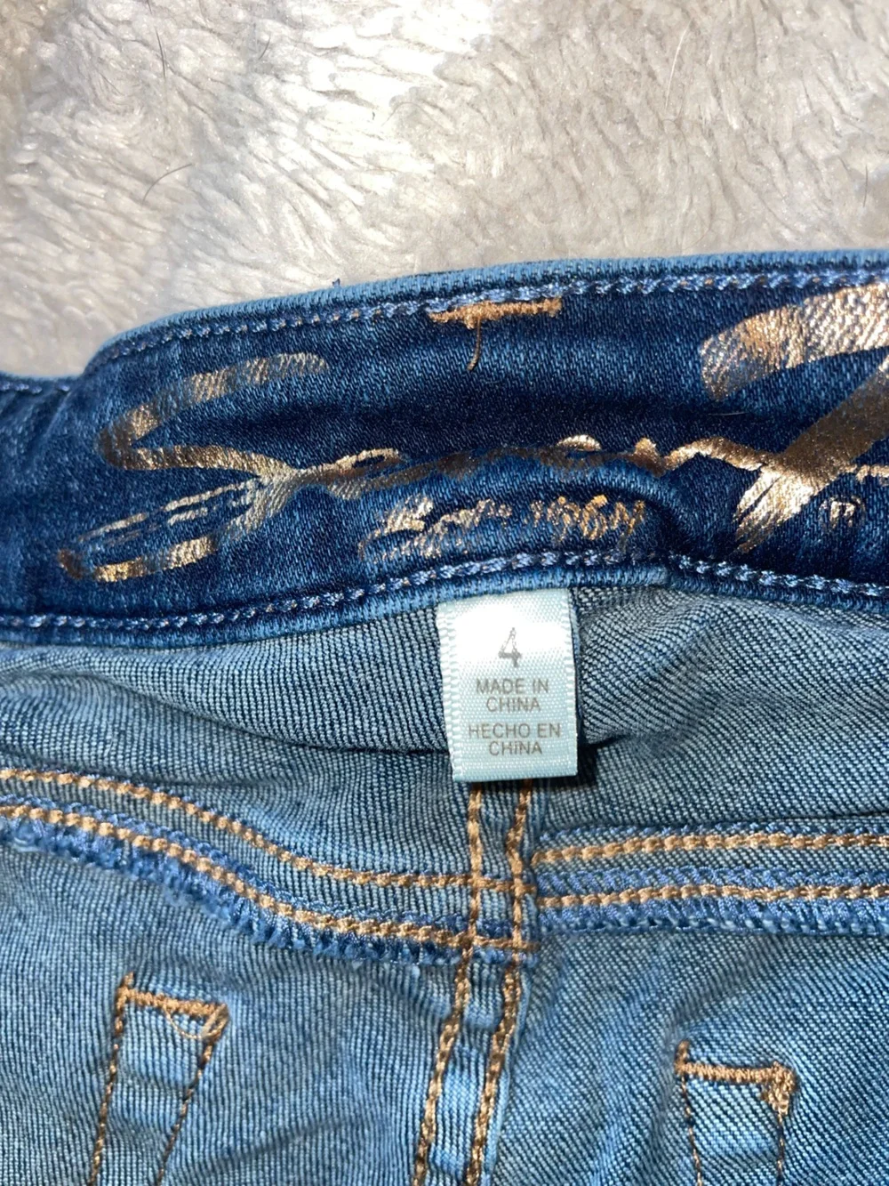Dark Blue Denim Jean Shorts